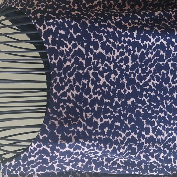 RALPH LAUREN, size 14W, dress, navy/beige color - Picture 3 of 7